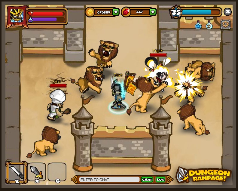 dungeon rampage games